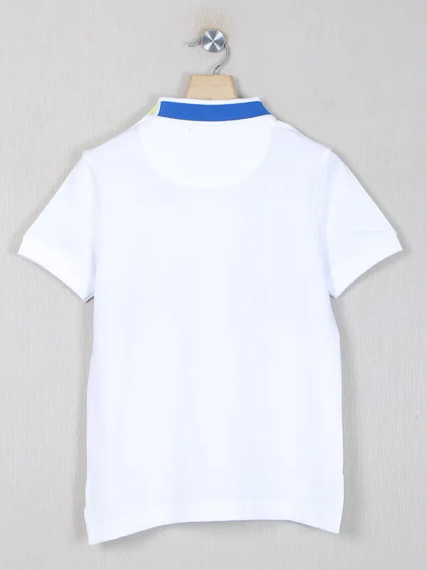 Indian Terrain printed style white t-shirt