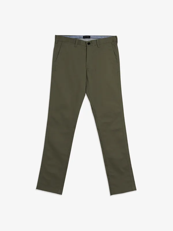 INDIAN TERRAIN sage green cotton trouser
