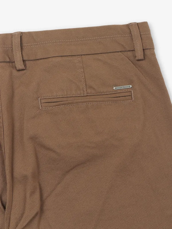 INDIAN TERRAIN solid off white cotton trouser
