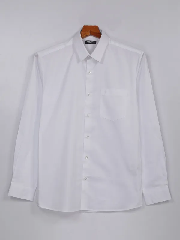 Indian Terrain white plain shirt