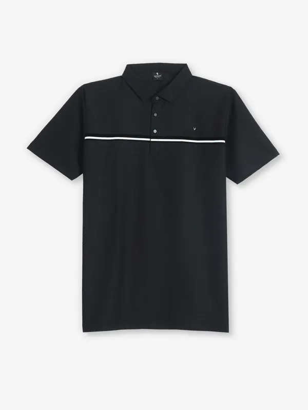 INSTINTO black casual cotton t-shirt