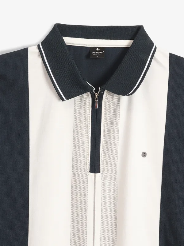 INSTINTO color block navy color block t-shirt