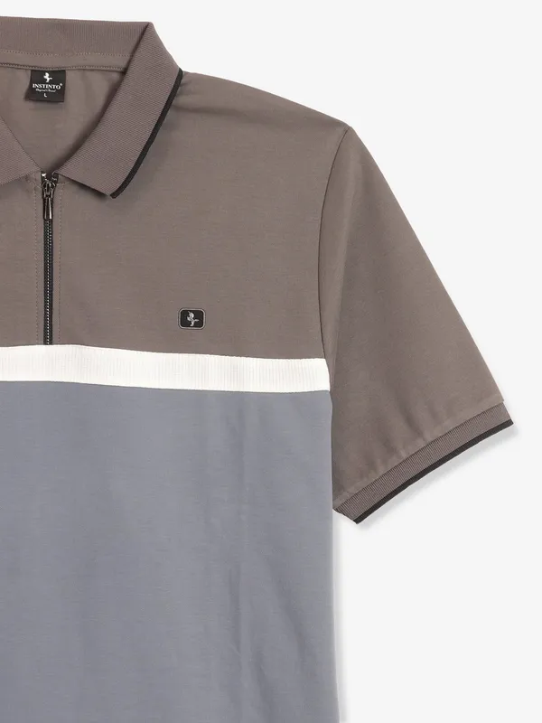INSTINTO cotton light blue t-shirt