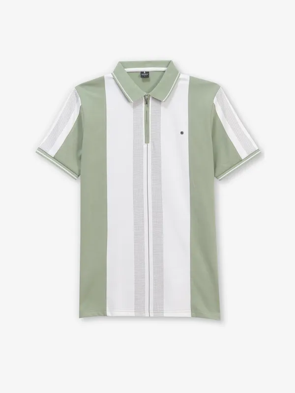 INSTINTO pista green cotton polo t-shirt