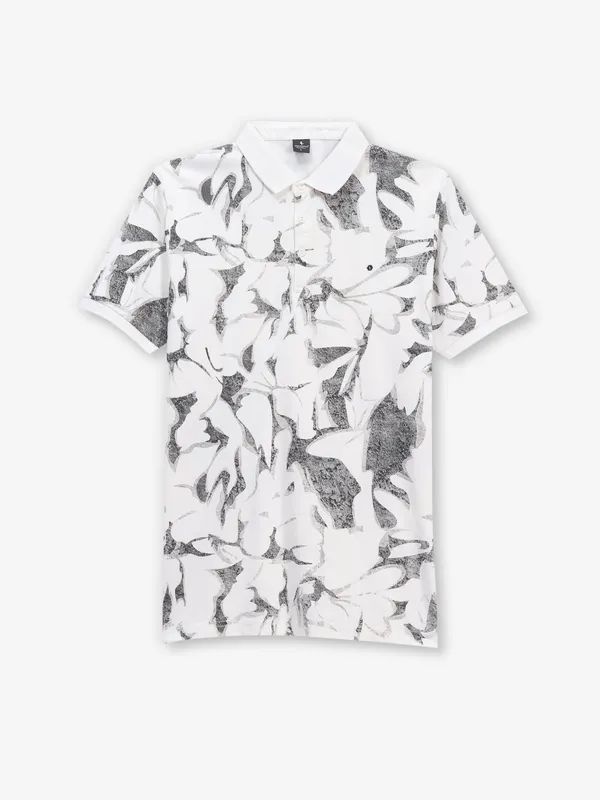 INSTINTO printed white and grey t-shirt