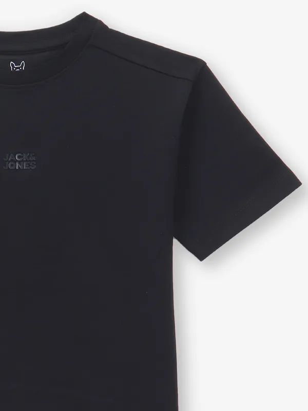 JACK&JONES black brand name t-shirt