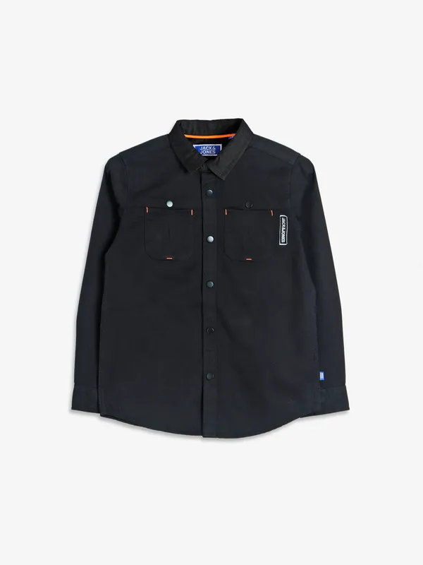 JACK&JONES black plain shirt