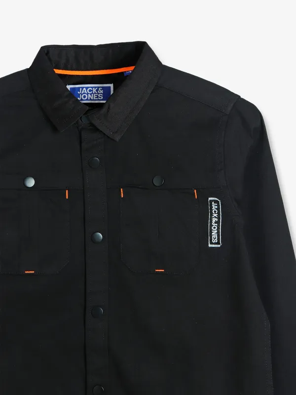 JACK&JONES black plain shirt