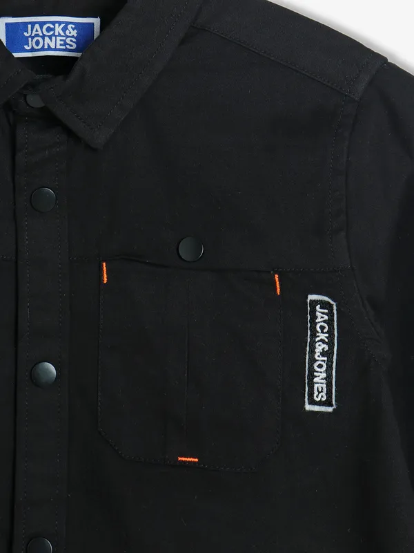JACK&JONES black plain shirt