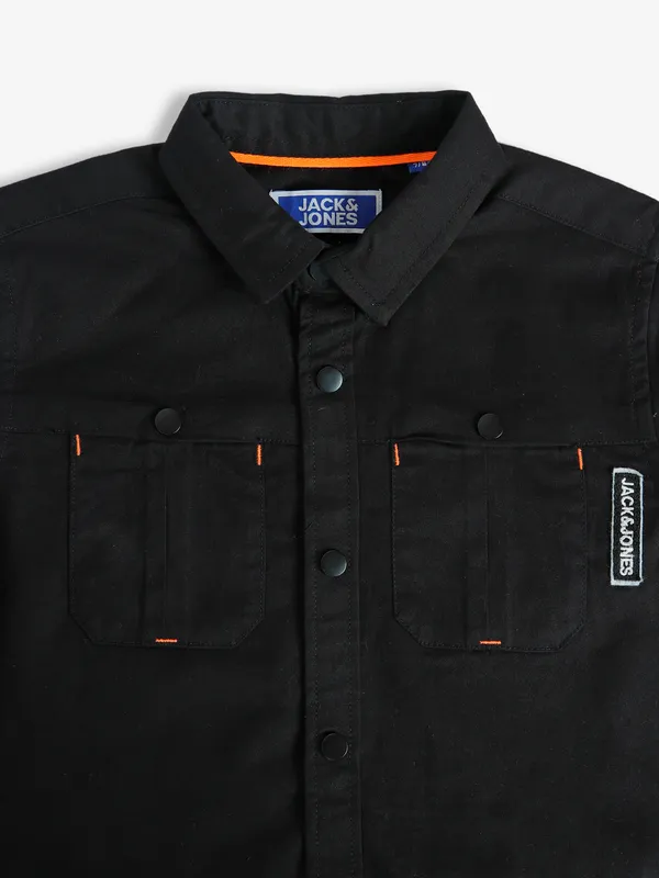 JACK&JONES black plain shirt