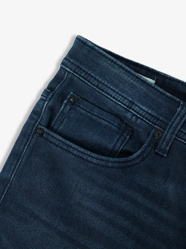 JACK&JONES dark blue slim fit washed jeans