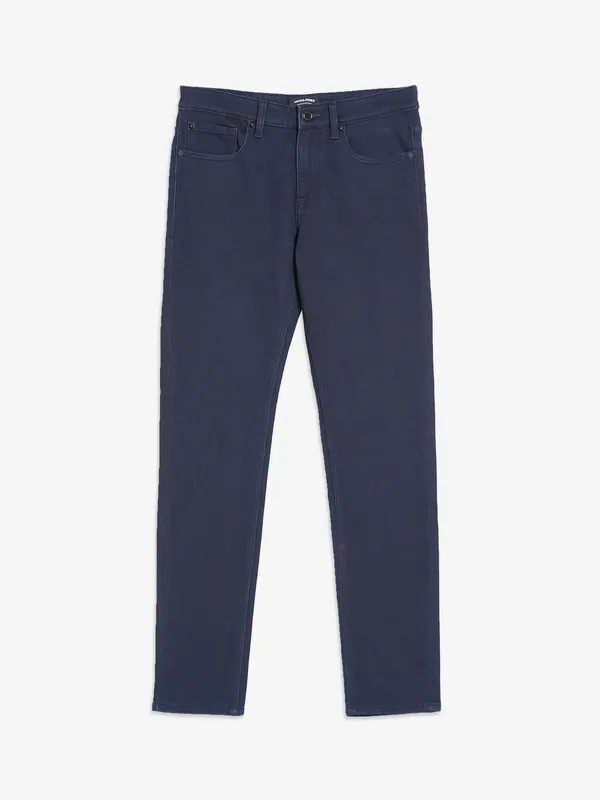 JACK&JONES dark blue solid jeans