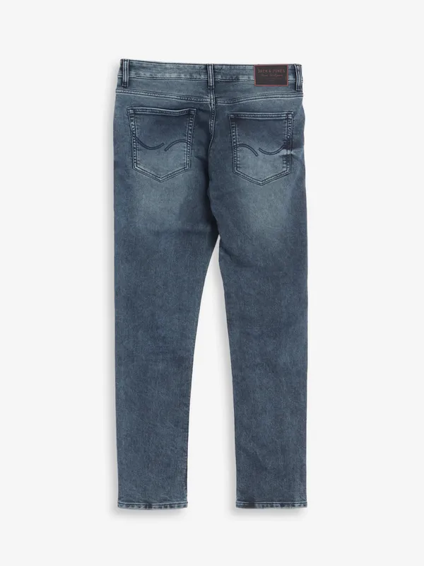 JACK&JONES grey washed slim fit jeans