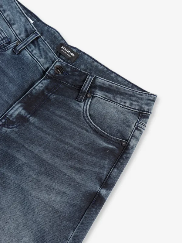 JACK&JONES grey washed slim fit jeans