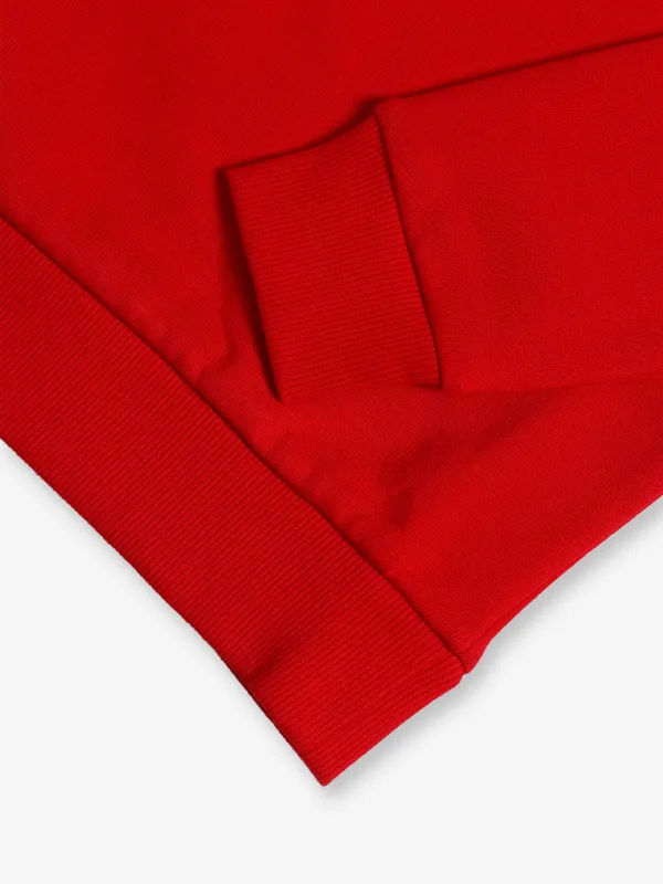 JACK&JONES knitted red sweatshirt