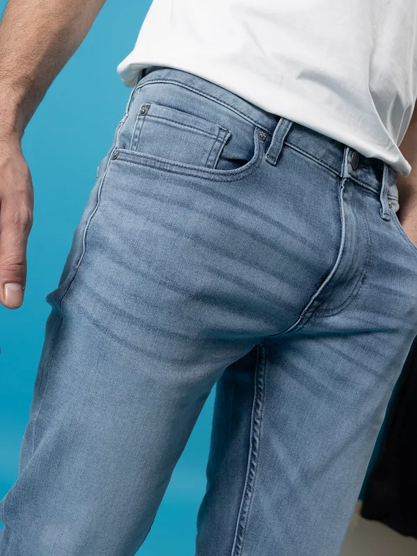 JACK&JONES light blue denim jeans for men