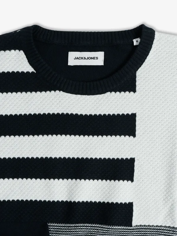 JACK&JONES navy knitted sweatshirt