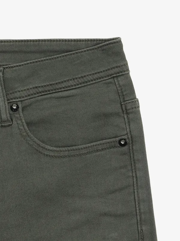 JACK&JONES solid olive jeans