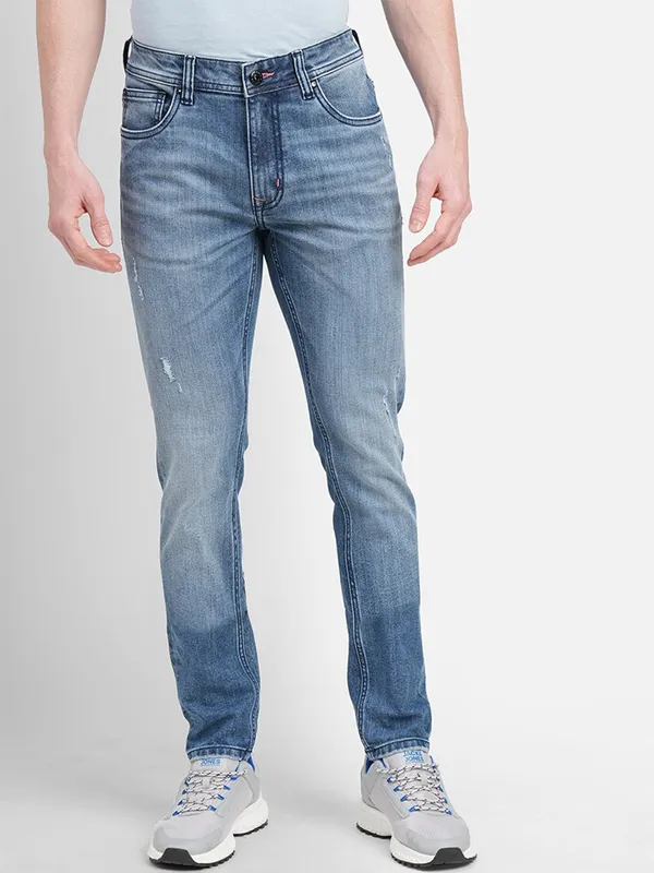 JACK&JONES washed jeans in blue