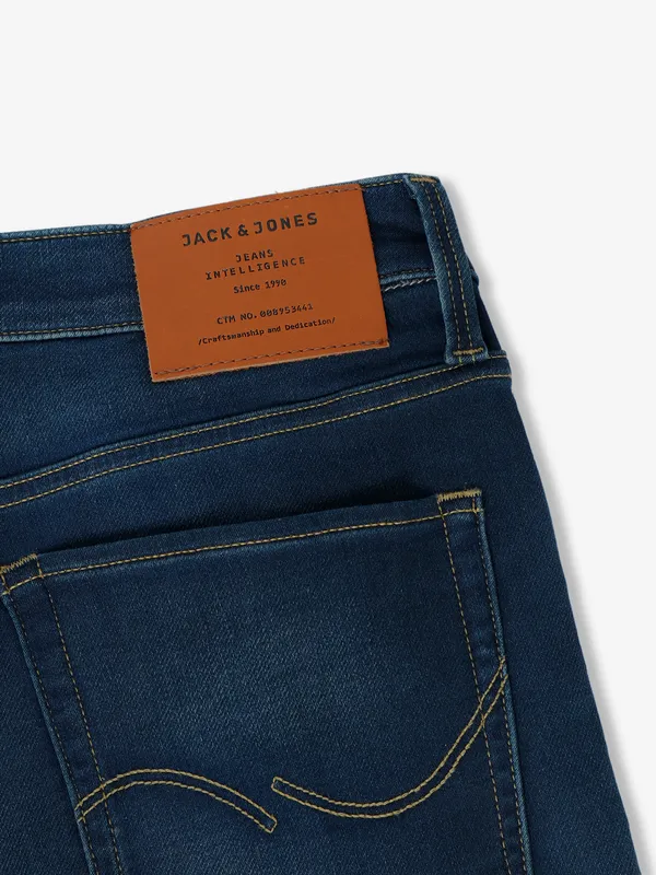 JACK&JONES washed jeans in dark blue