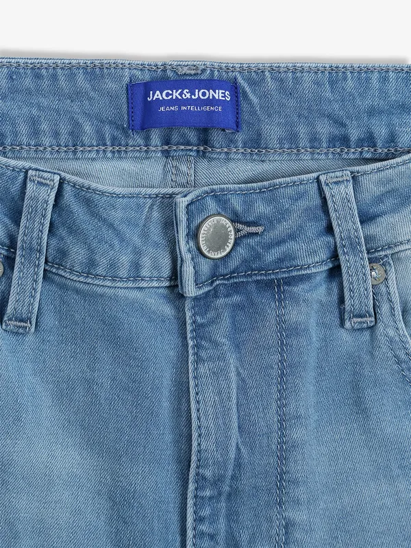 JACK&JONES washed light blue slim fit jeans