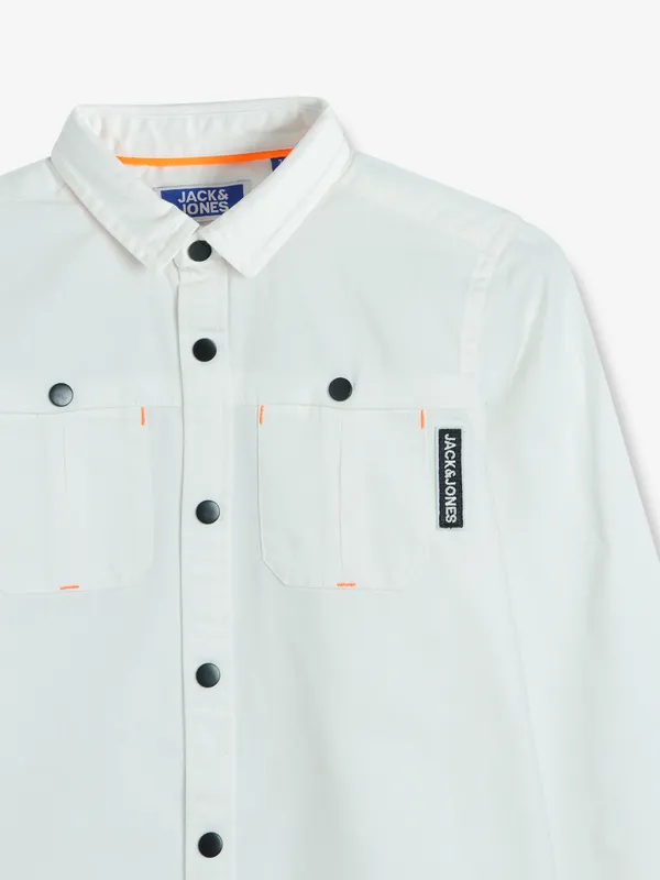 JACK&JONES white cotton shirt