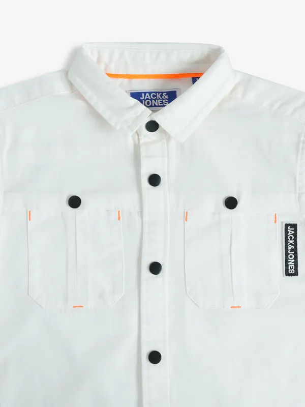 JACK&JONES white cotton shirt