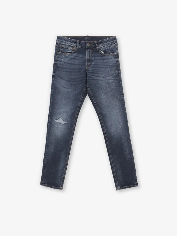 JACK & JONES dark blue washed denim jeans
