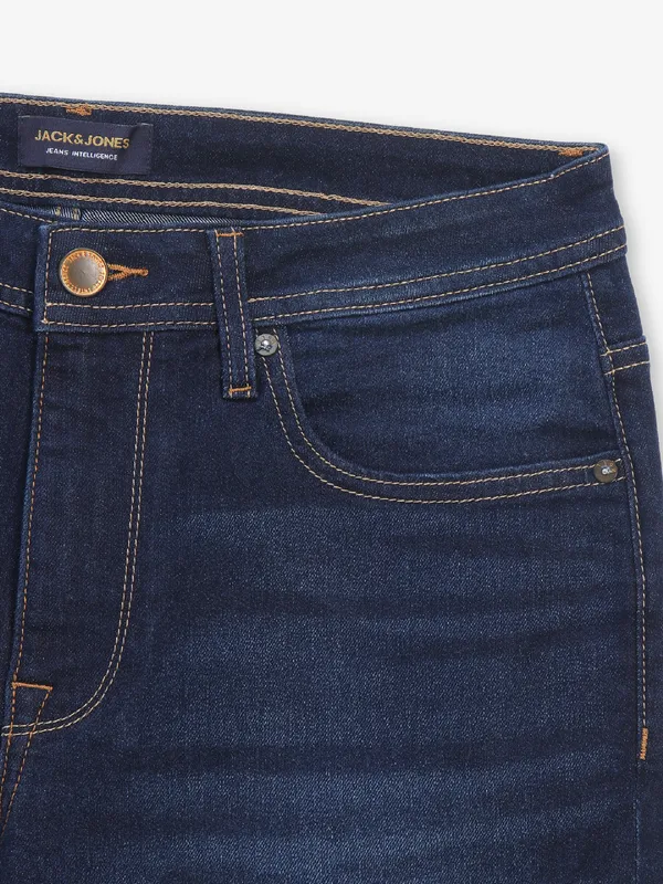 JACK & JONES dark blue washed jeans