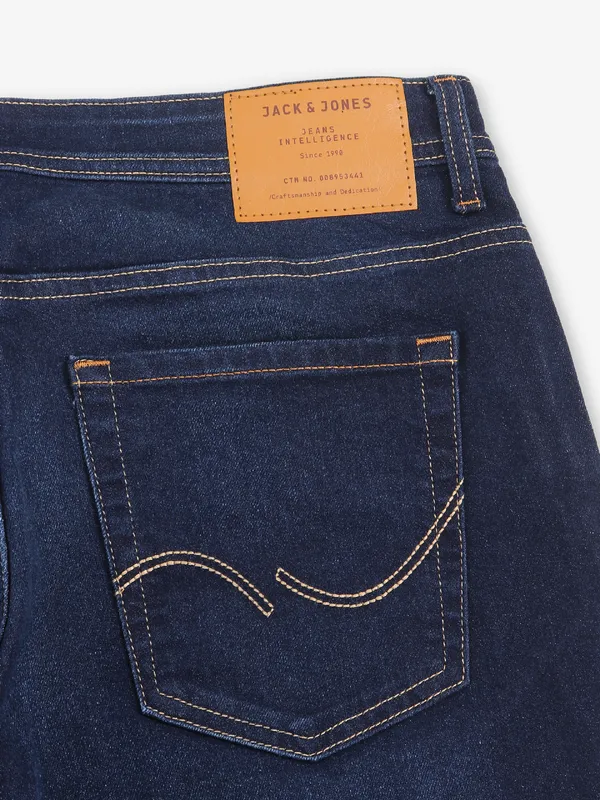 JACK & JONES dark blue washed jeans
