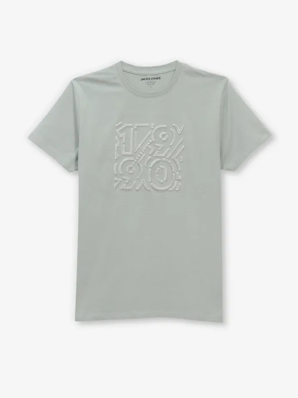 JACK & JONES dusty pista green t-shirt