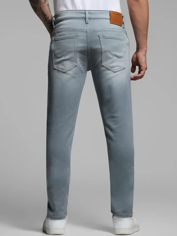 JACK & JONES grey washed denim jeans