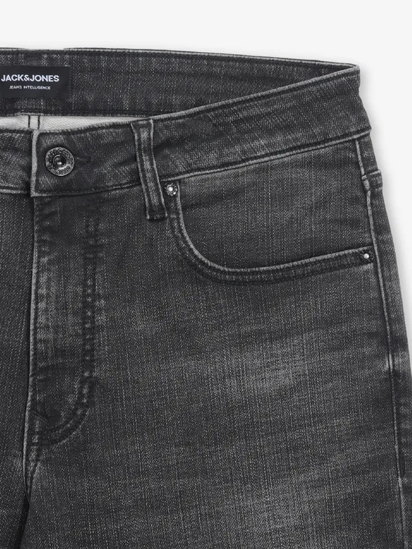 JACK & JONES grey washed denim jeans for women