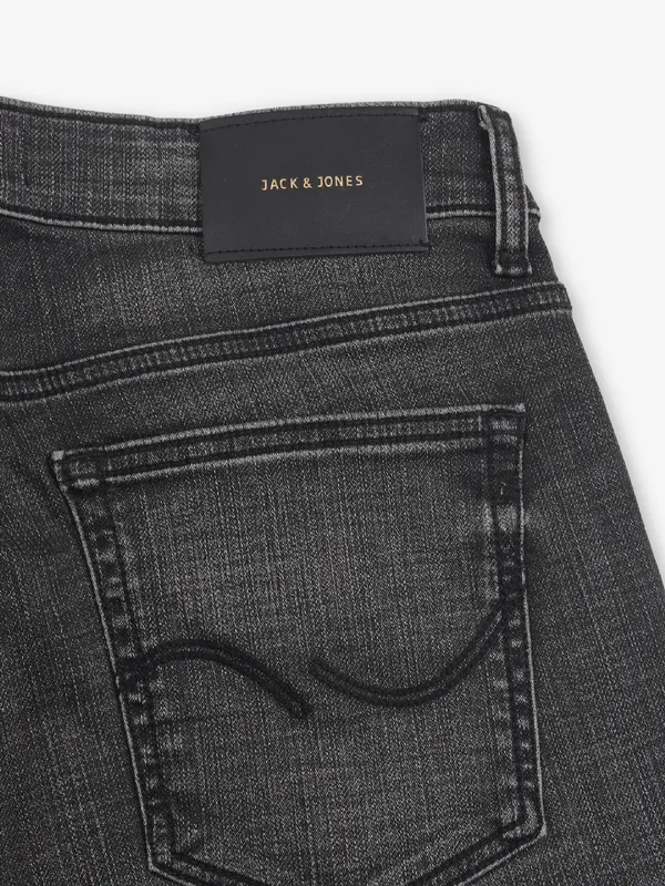 JACK & JONES grey washed denim jeans for women