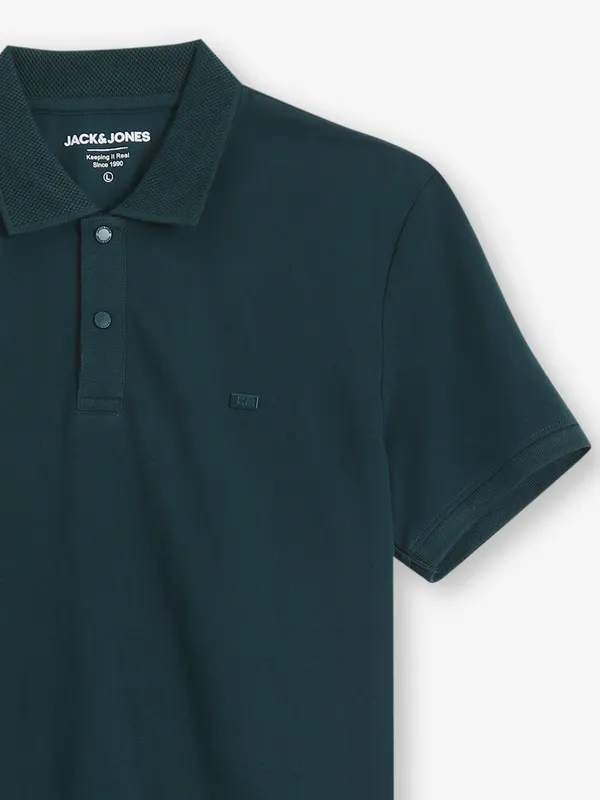 JACK & JONES mint green plain t-shirt