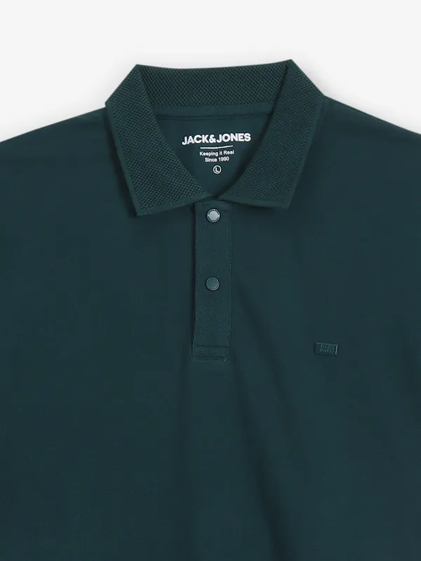 JACK & JONES mint green plain t-shirt