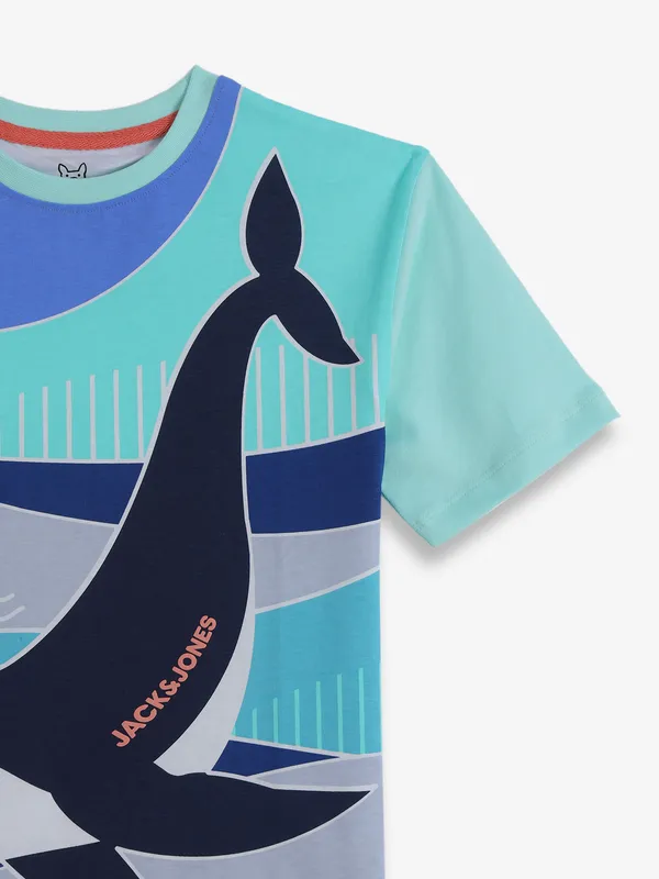 JACK & JONES multicolor cotton t-shirt