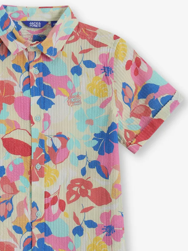 JACK & JONES multicolor printed shirt