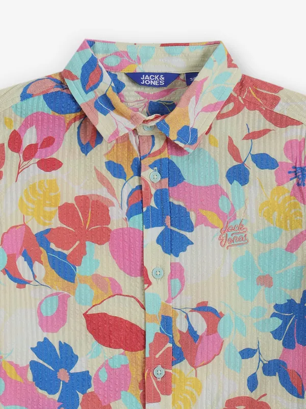 JACK & JONES multicolor printed shirt