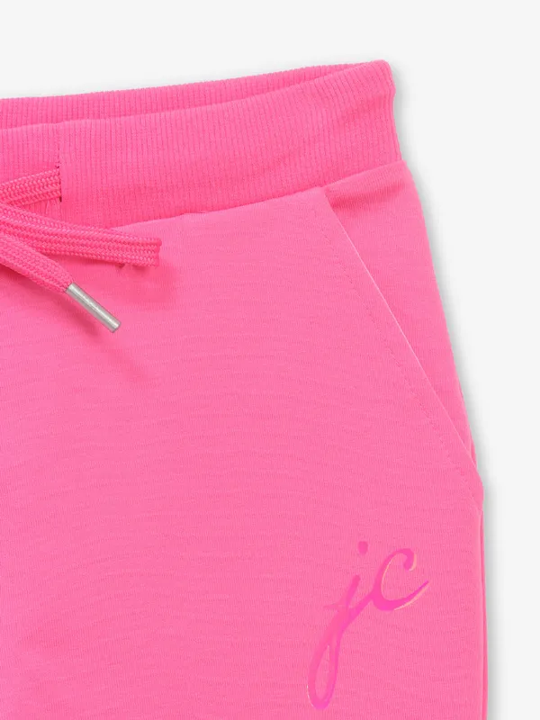 JUST CLOTHS pink cotton jeggings