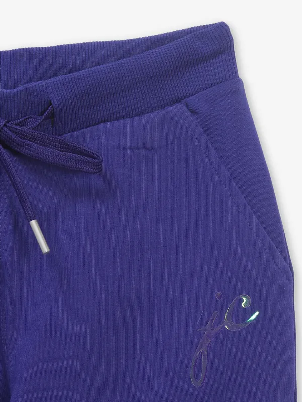 JUST CLOTHS purple cotton jeggings