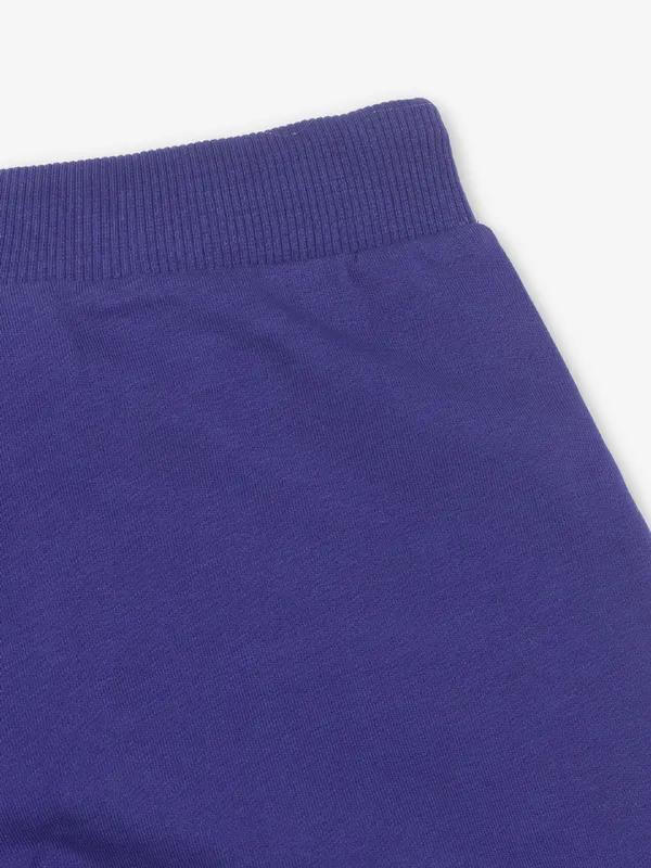JUST CLOTHS purple cotton jeggings