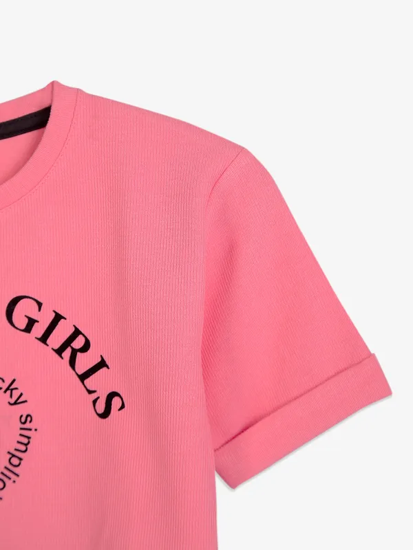 Just Clothes pink printed top