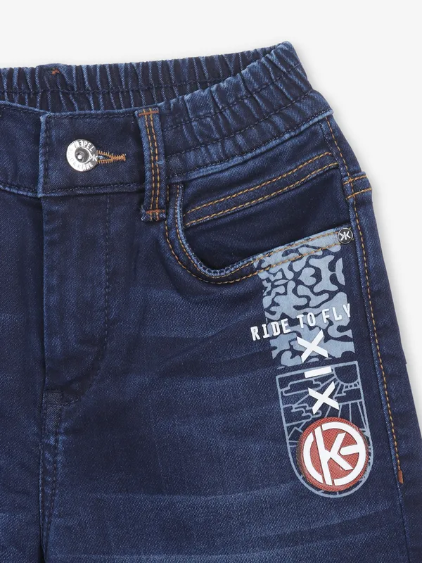 KEPEL blue washed jeans for boys