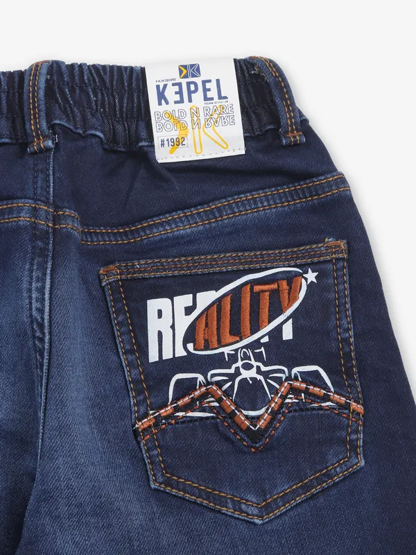 KEPEL blue washed jeans for boys