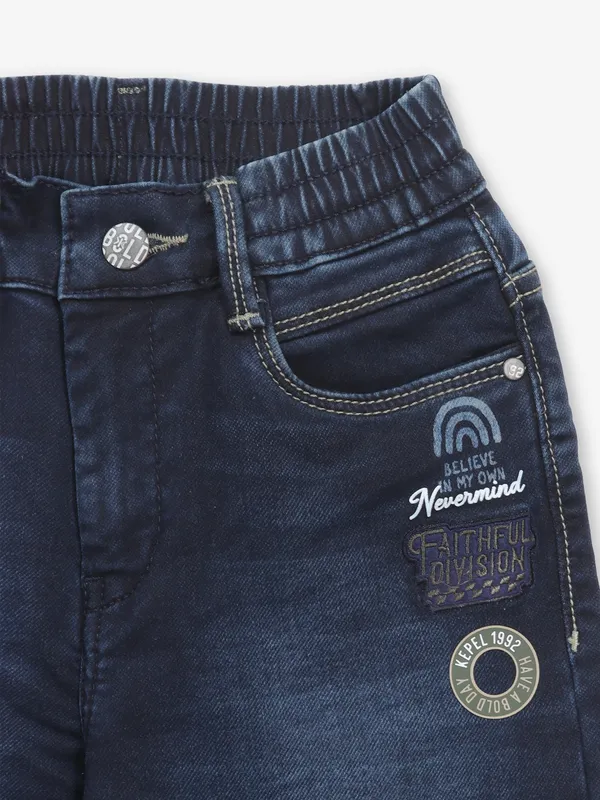 KEPEL dark blue washed jeans