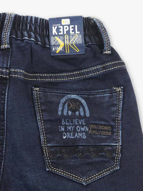 KEPEL dark blue washed jeans