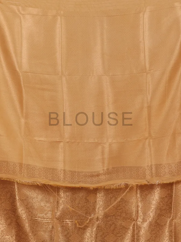 Khaki kanjivaram silk saree for women