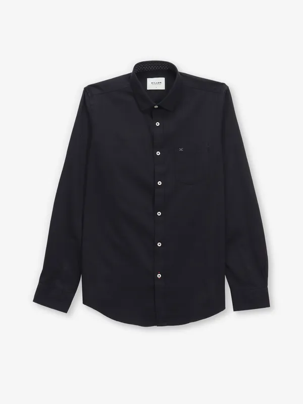 KILLAR plain black shirt