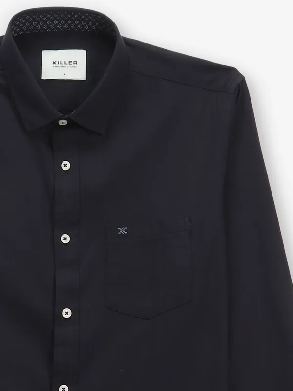 KILLAR plain black shirt